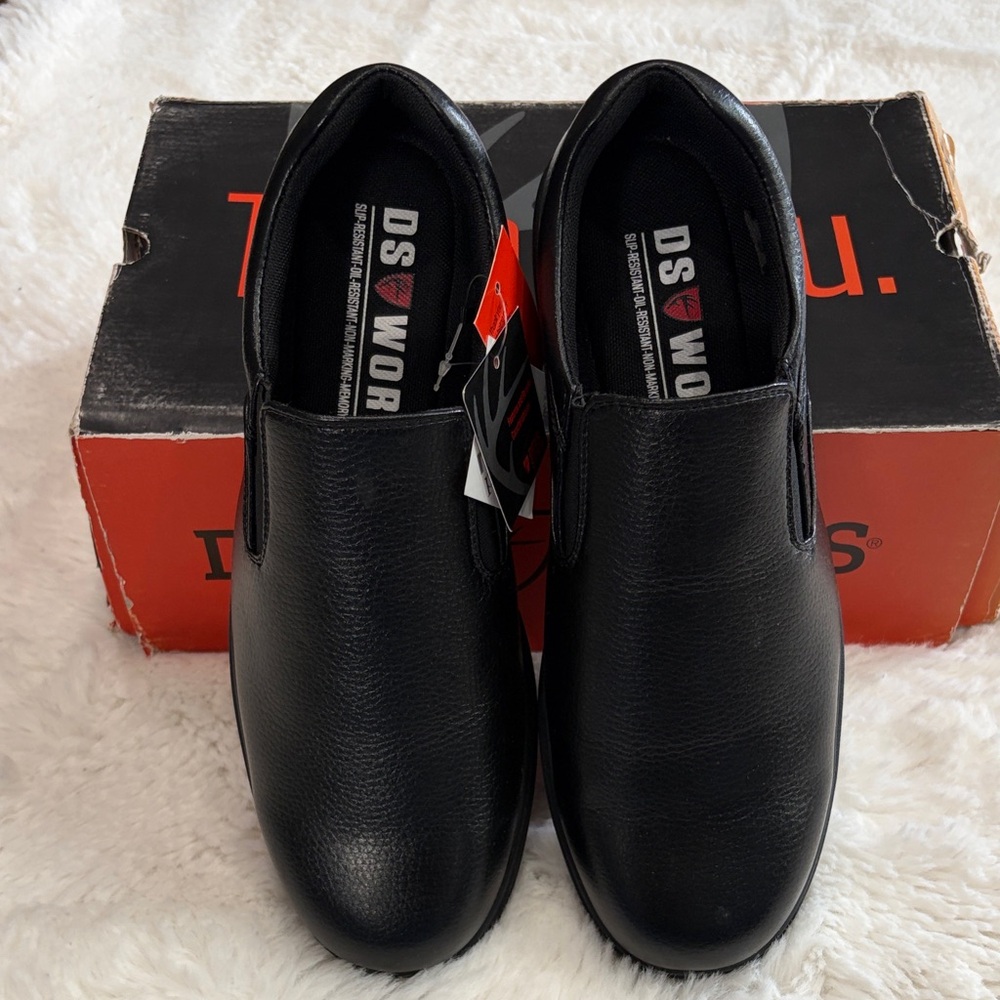 Deer Stags Men's Black DS Work Oil& Slip Resistant Non Marking,Size 11-1/2 . - Picture 4 of 17